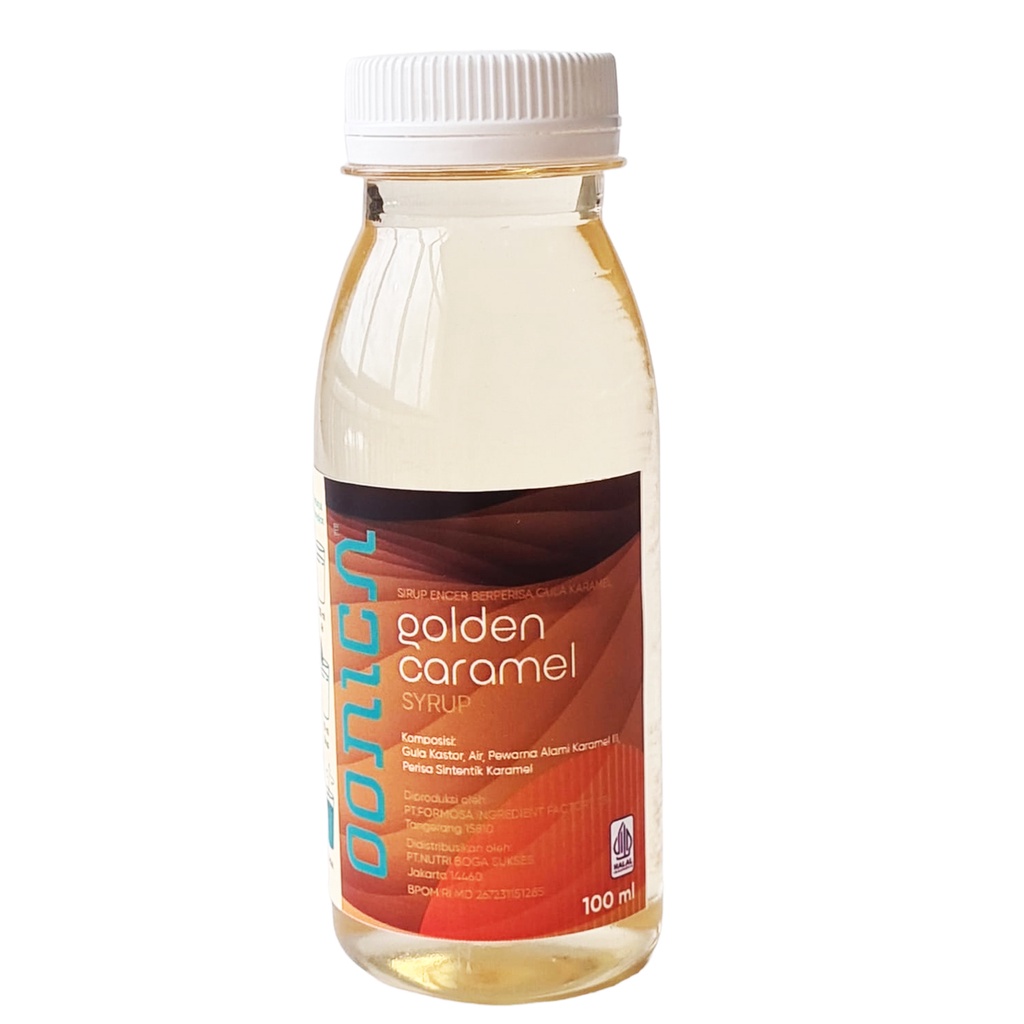 100ml OONICA Golden Caramel Syrup + Bonus 30ml