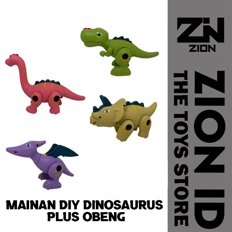 Mainan Dinosaurus lucu mainan bongkar pasang dinosaurus mainan dino