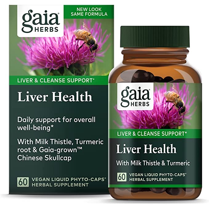 Gaia Herbs Liver Health LP Gaia Liver Health Kesehatan organ hati Membersihkan dan menjaga Hati ORI USA