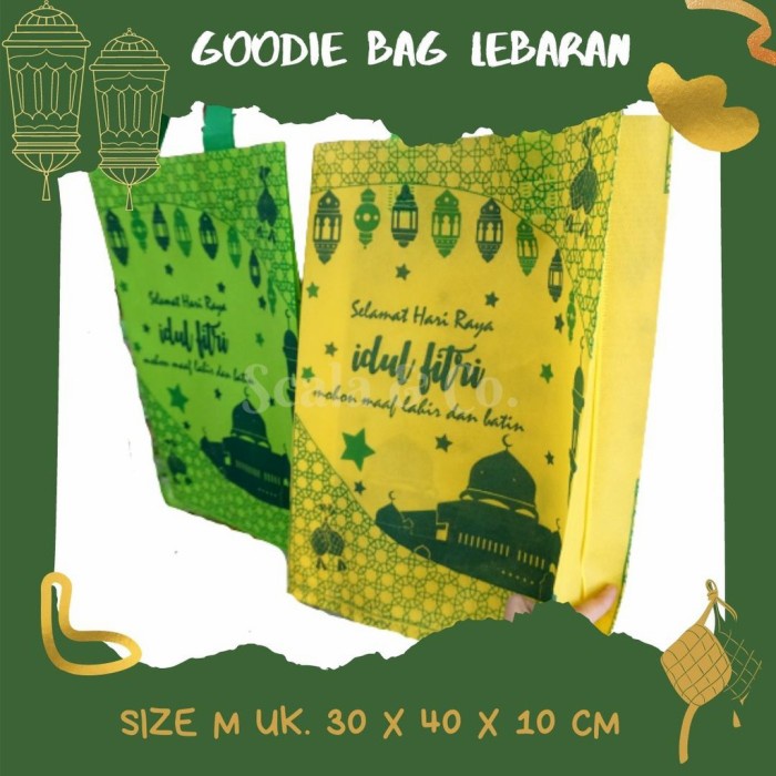 

Goddie Bag Lebaran Tas Idul Fitri Jinjingan Hari Raya 30Cmx40Cmx10Cm 083
