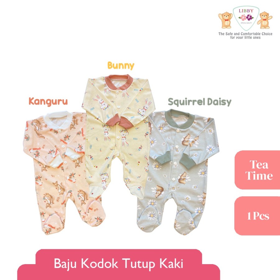 Libby Baby Jumpsuit Tutup Kaki Motif BABY COLLECTION/SUMMER GAMES/TREE HOUSE Libby THE ENCHANTED WILD Baju Bayi / Jumper bayi murah