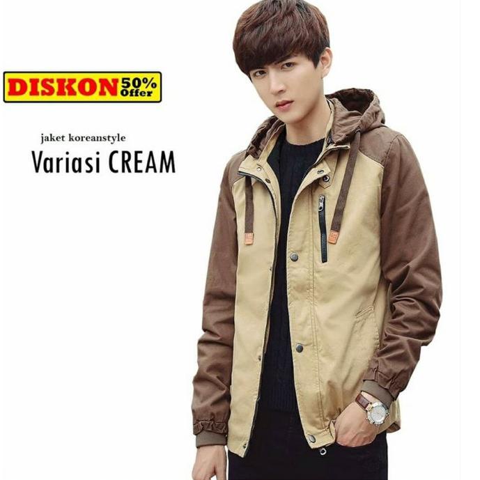 WOW BANGET D89 Jaket Parka Newtab Pria Korea Lee Min ho Premium / JaketPria Parka Korea Lee Minhoo B
