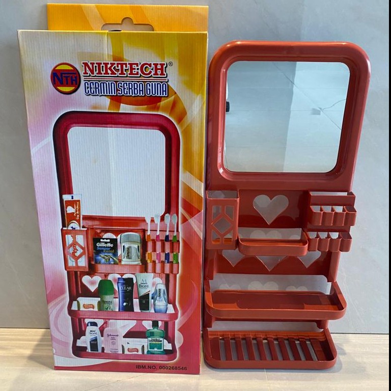 Kaca Cermin Kamar Mandi Serbaguna Innova Rak Kaca Kamar Mandi / Rak Cermin Kamar Mandi Serbaguna / R