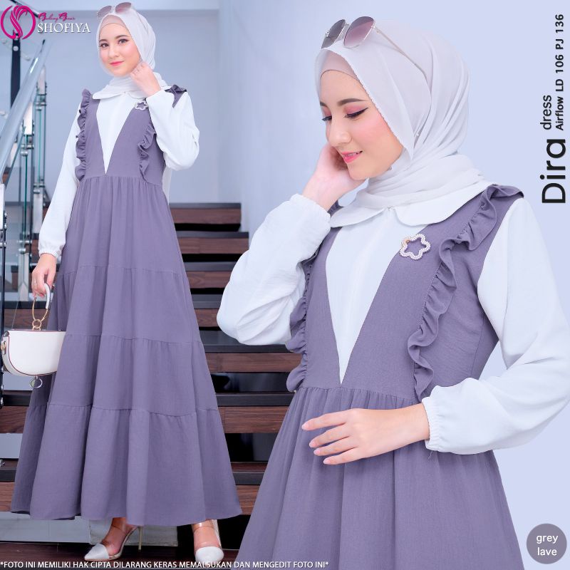 Dira Dress By Shofiya || Gamis Ori Shofiya