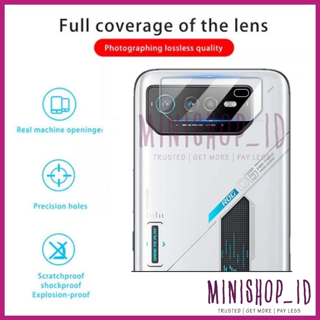ASUS ROG PHONE 3 5 6 PRO 6 ANTI GORES CAMERA HP / PELINDUNG CAMERA HP/ FLEKSIBEL GLASS CAMERA PROTEC