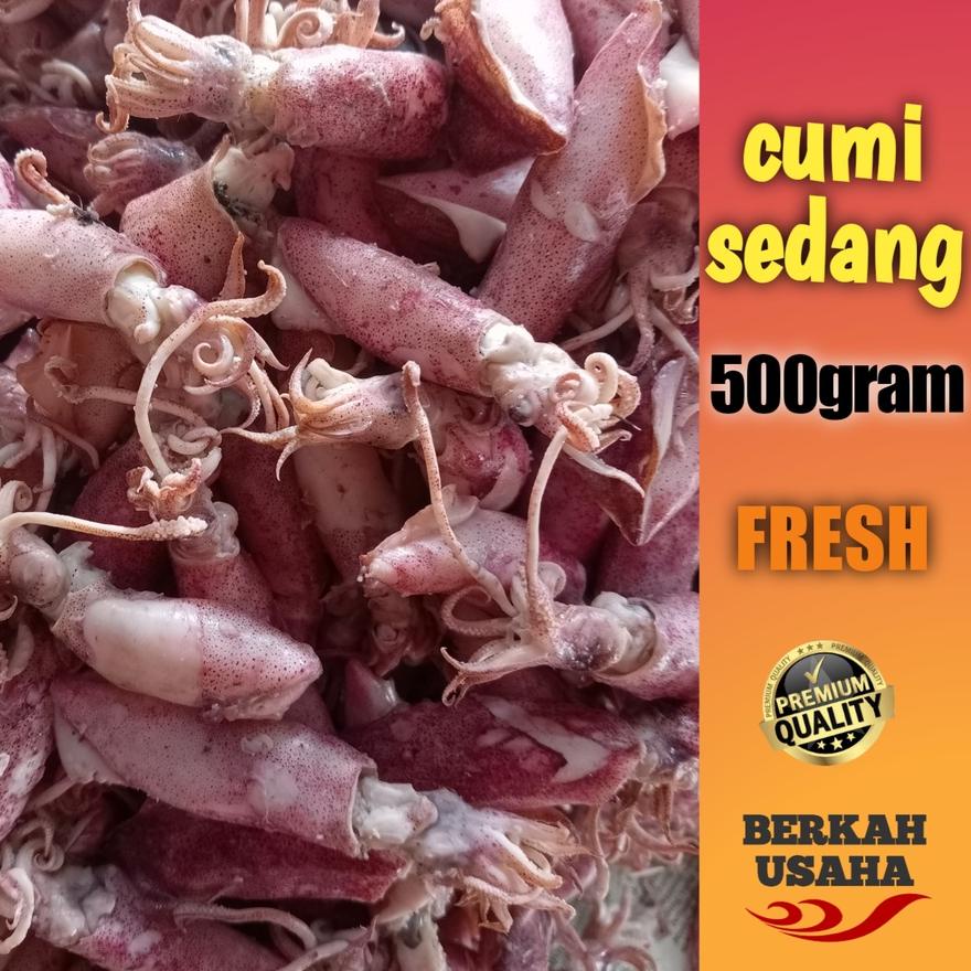 

☇ IKAN ASIN CUMI ASIN REBUS FRESH size 4-6cm 500gram ❁