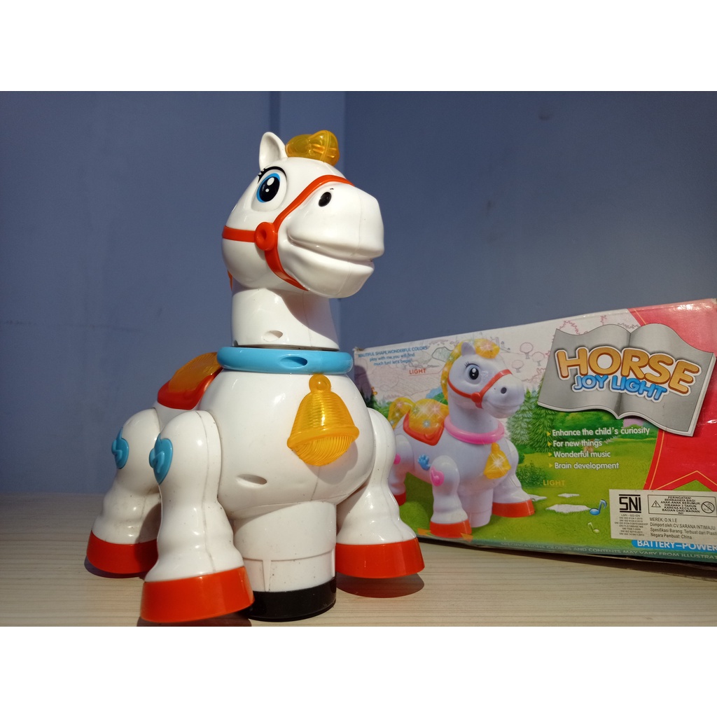 MAINAN ANAK KUDA PONI MUSIK - MAINAN KUDA BISA JALAN