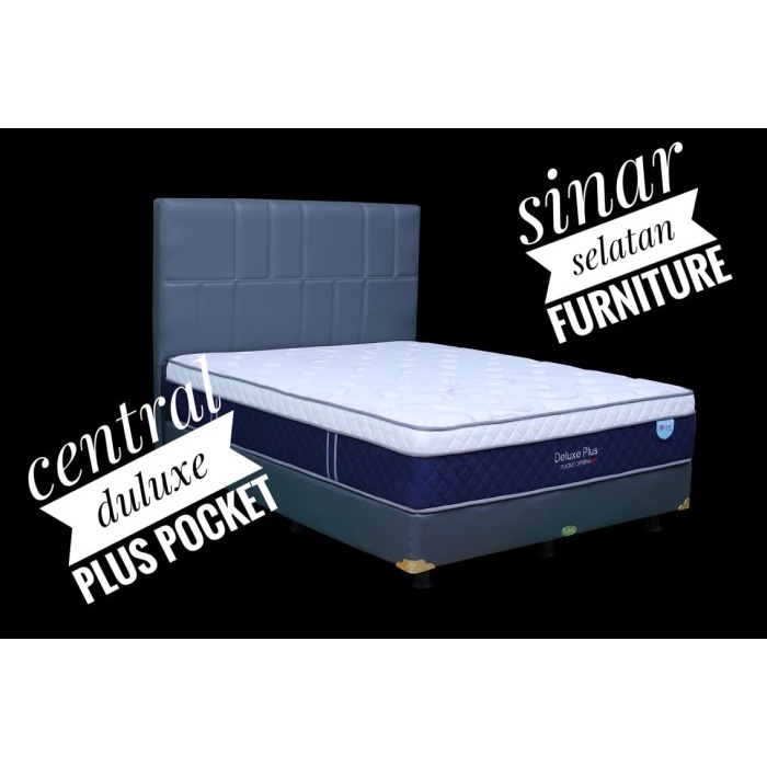 Tempat Central Deluxe Plus Pocket Uk 180X200 Full Set