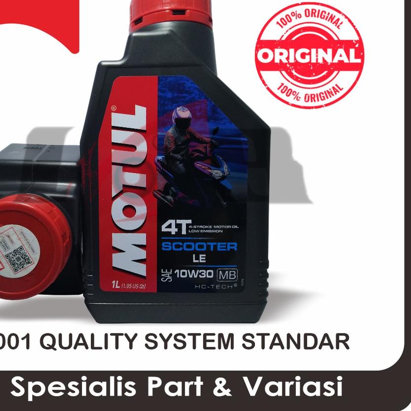 ➩ Motul 1L Scooter 4T LE 10w30 Oli Motor Matic Oil Matik 1 Liter ♨