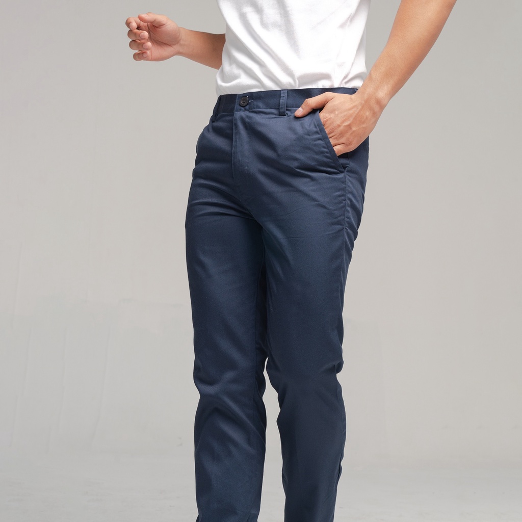 ORCA - Celana Panjang Union (Non Stretch) Long Chino Navy