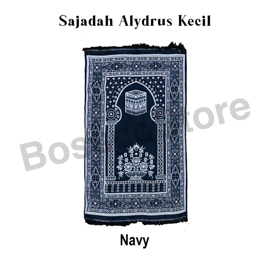 Sajadah Anak / Sajadah Kecil  Muka Alydrus Benang Mengkilap untuk Travel Tipis 60 x 35 cm Sajadah anak kecil sajadah travel sajadah ringan sejadah sajada sajadah portable sajadah murah sajadah diskon