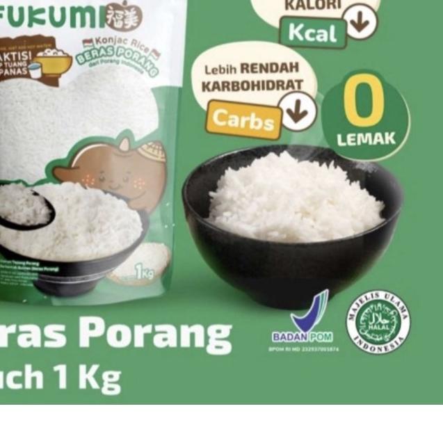

➼ Beras Porang 100% Original 1KG ✦