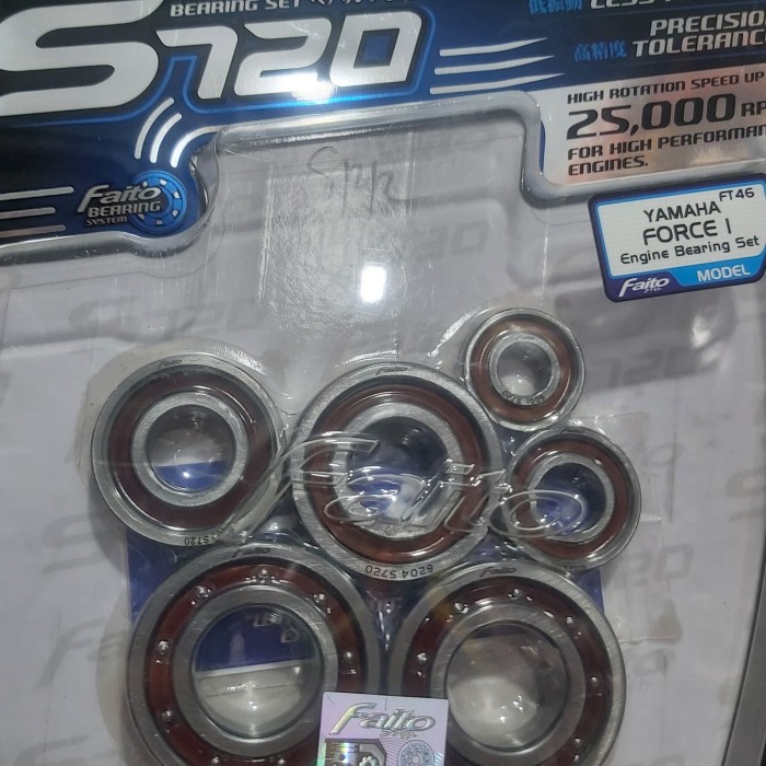BEARING FAITO BERING FIZ R FORCE1 FULL SET S720 ORIGINAL FAITO