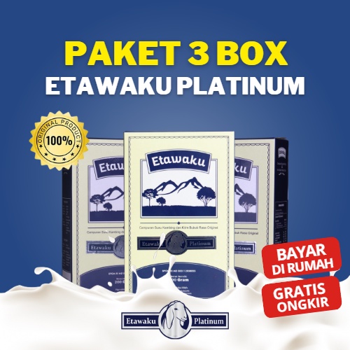 

3 Box Etawaku Platinum Untuk Kesehatan Tulang dan Sendi Obat Paru Paru Asma Batuk Sesak Napas TBC