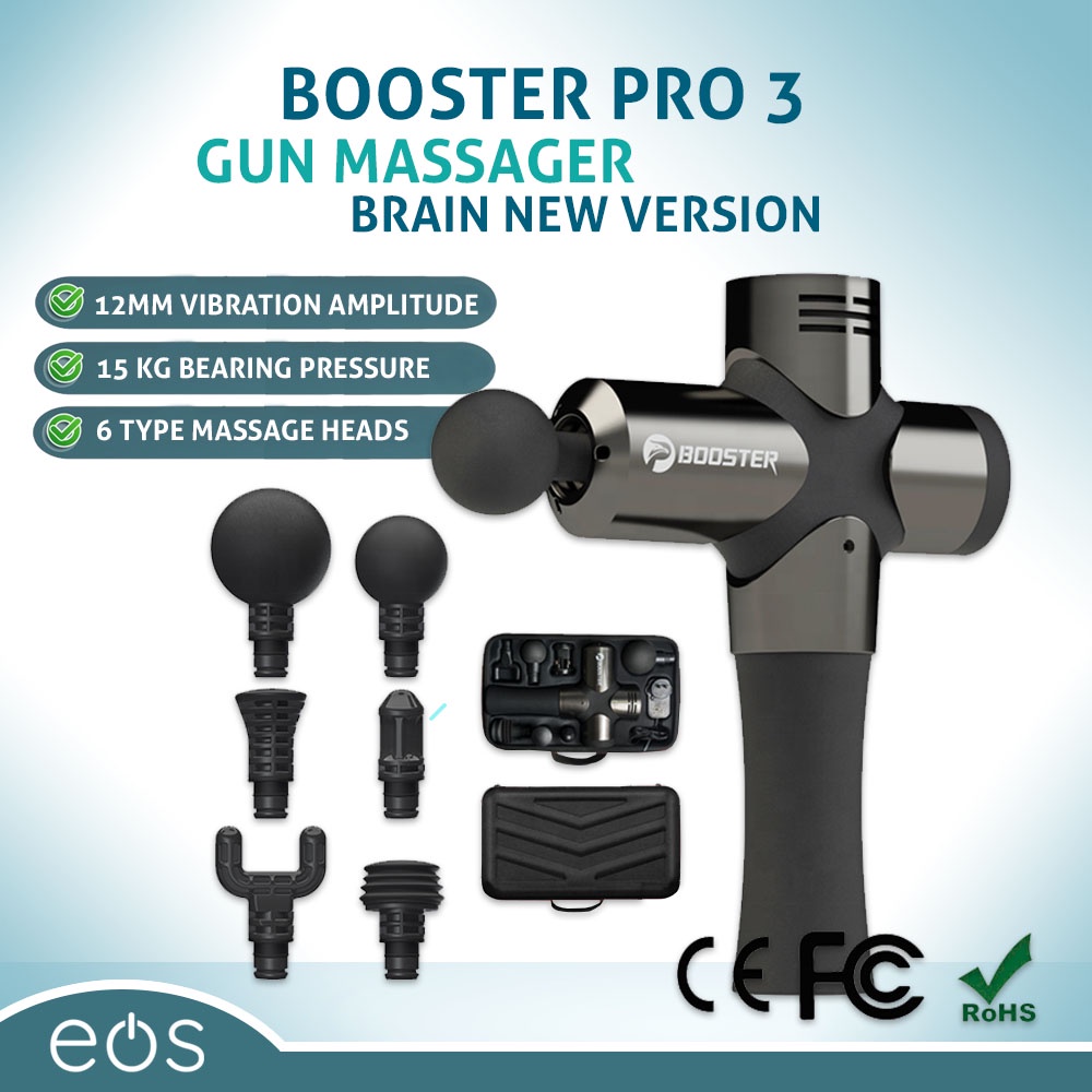 ORIGINAL BOOSTER PRO 3 MASSAGER GUN ALAT PIJAT