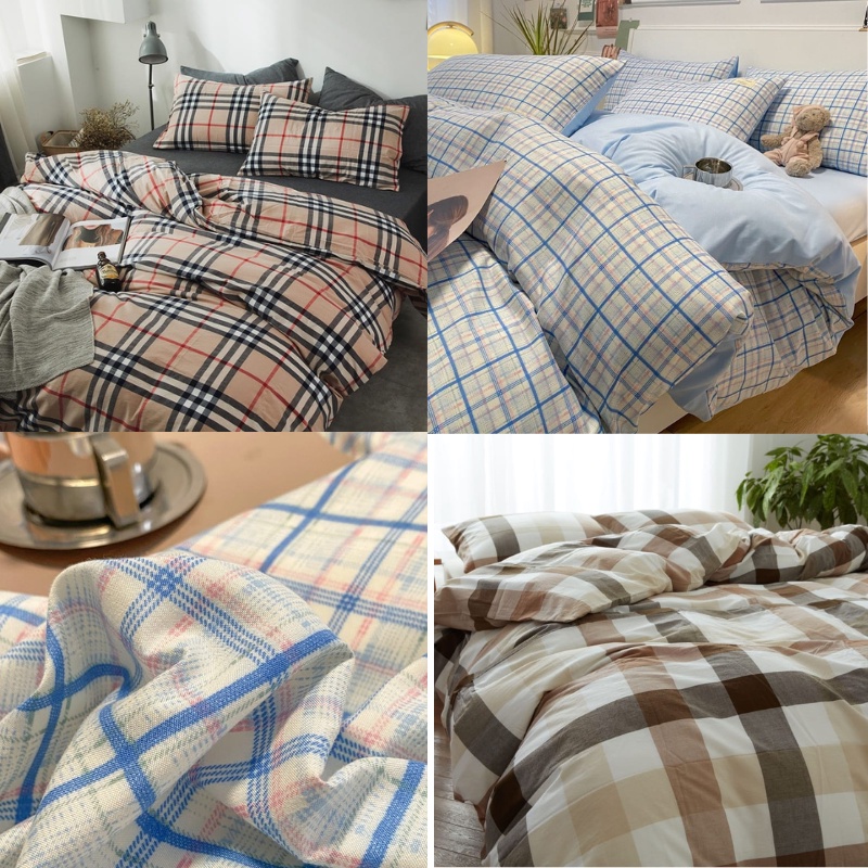 PROMO Bedcover tebal Kombinasi Sprei Set Katun Jepang ukuran 180x200cm tidak luntur  adem dan lembut halus-TERMURAH