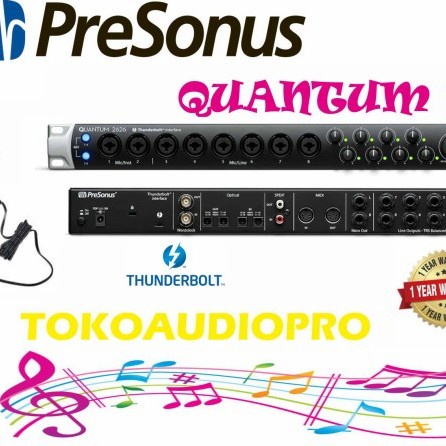 Terlaris Presonus Quantum 2626 Soundcard Thunderbolt