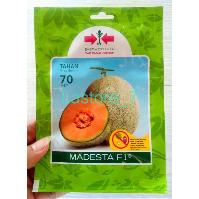 benih melon daging orange madesta f1 rock melon cap panah merah