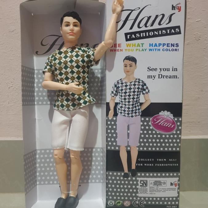Terlaris Mainan Boneka Barbie Cowok Boneka Laki Laki Bahan Karet