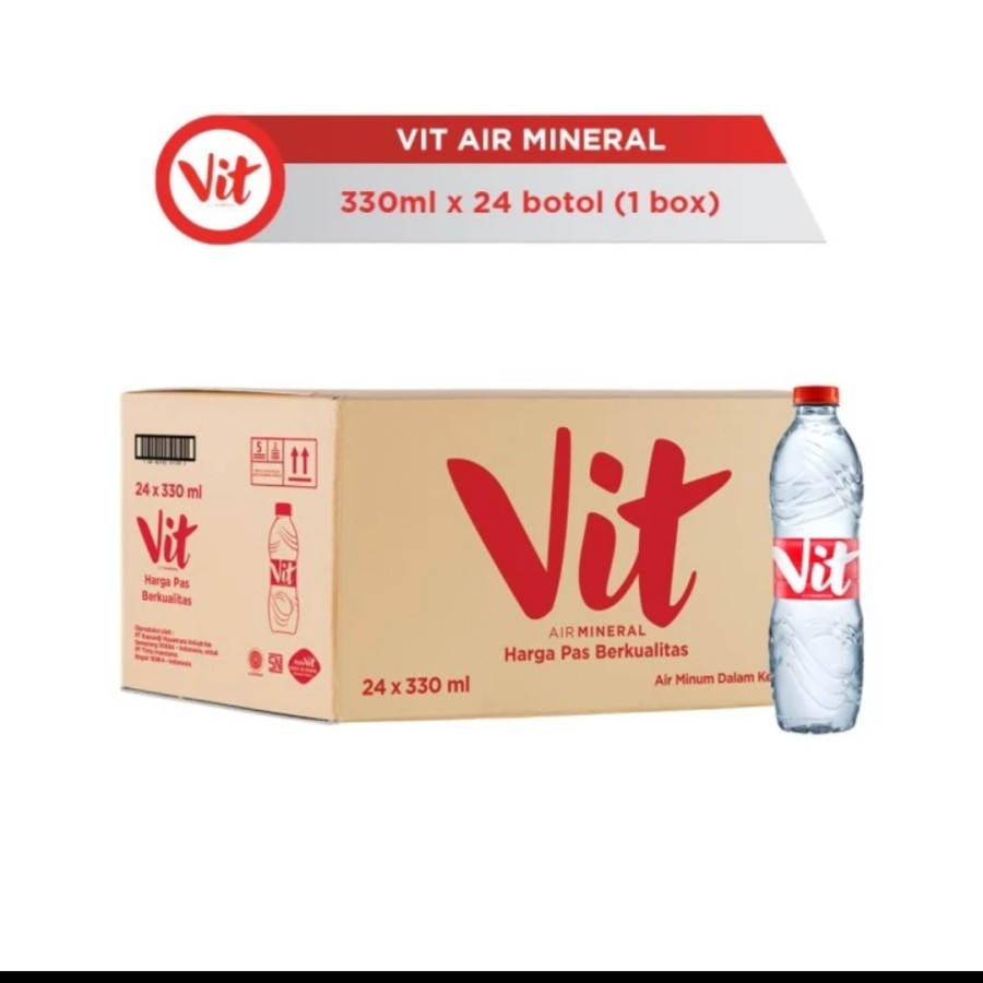 

air mineral vit 330ml isi 24 botol