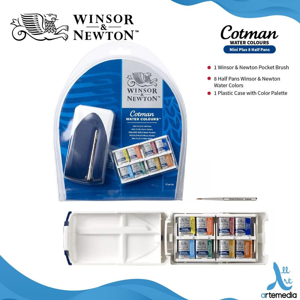 

Cat Air Winsor & Newton Cotman 8 Half Pan Mini Plus Set Watercolor