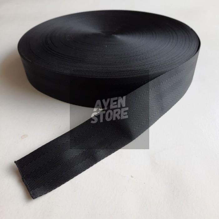 Webbing nylon 3.8 cm motif safety belt (per roll / 45 m). Import