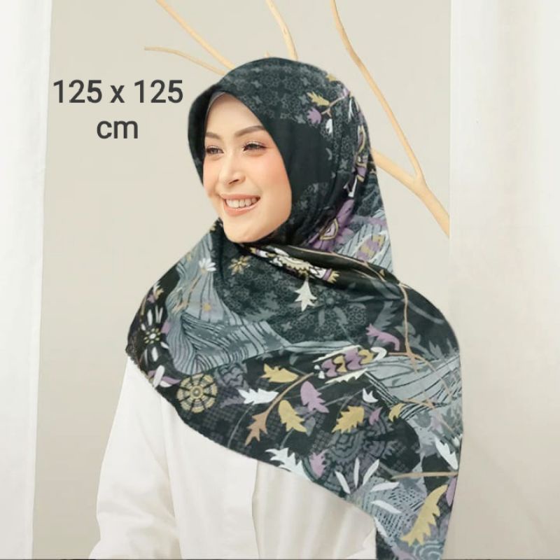 JILBAB SEGI EMPAT MOTIF / SYARI DILMAA HITAM / VOAL LASER CUT / SEGI EMPAT VOAL PREMIUM / KERUDUNG J