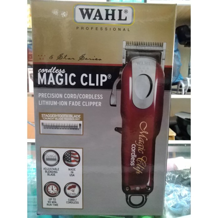 Terlaris Apr Cliper Mesin Cukur Rambut Wahl Magic Clip Cordless Charge Asli Ori Usa