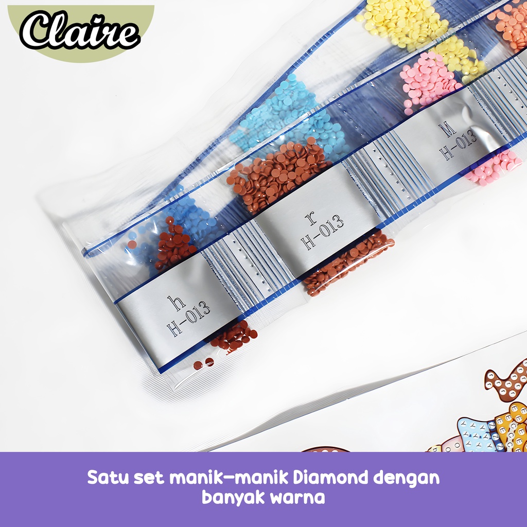 Dimond Sticker Cutie Pop / 12 Stiker Anak / 1 set Manik Manik Diamond