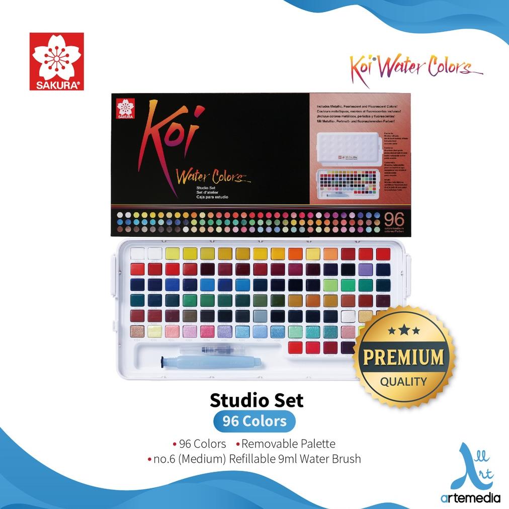 

Cat Air Sakura Koi Watercolor 96 Studio Set Sketch Box