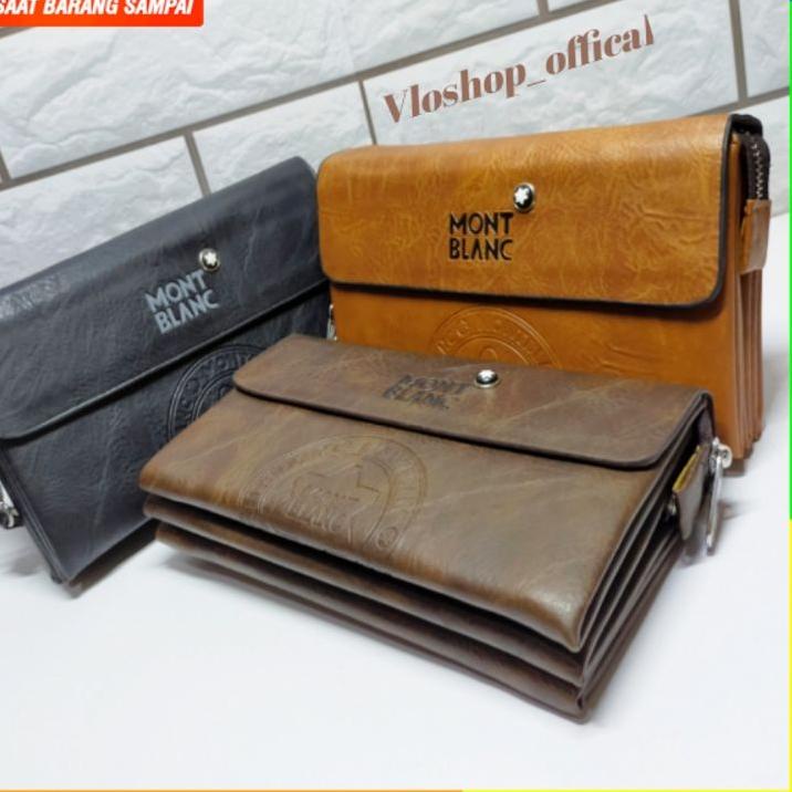 ♚ handbag clutch pria kulit asli tas tangan pria import ✱