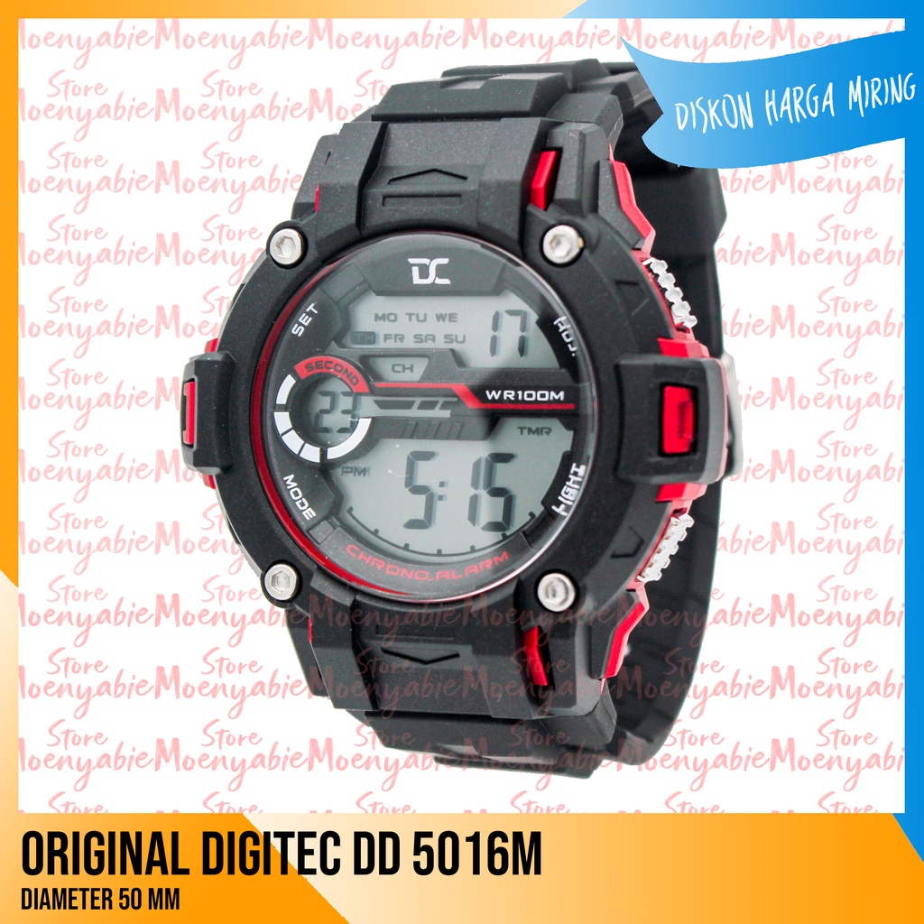 Digitec Collection DD 5016M Original Dan Anti Air Jam Tangan Digitec Pria