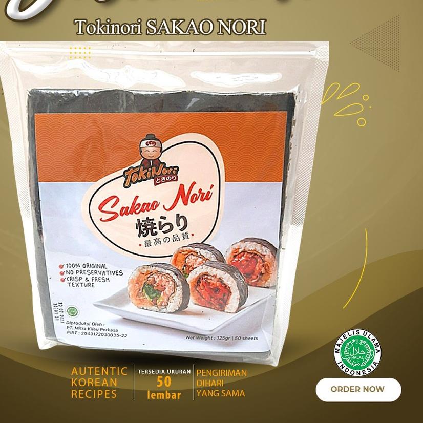 

✦ Sakao Nori 50 Lembar Untuk Kimbab Sushi ♡