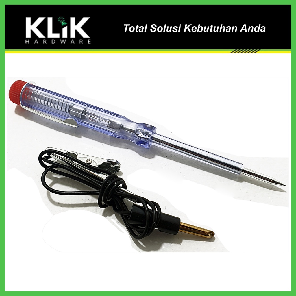Nasa Obeng Tespen DC Aki - Obeng Testpen Test Pen Accu Kabel Kendaraan Voltage Tester