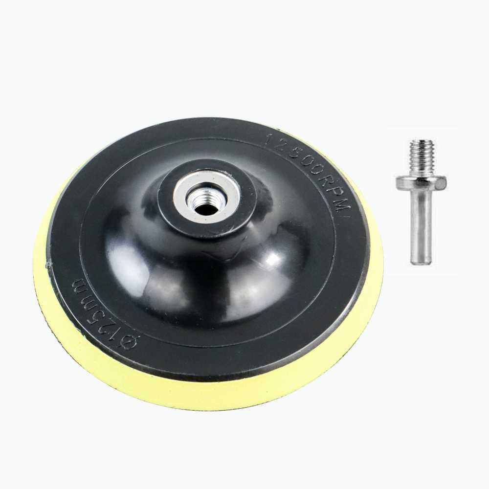 Back Pad Poles Bodi Mobil Wol Buffer Polishing Wheel 5 Inch - ZT6 - Black