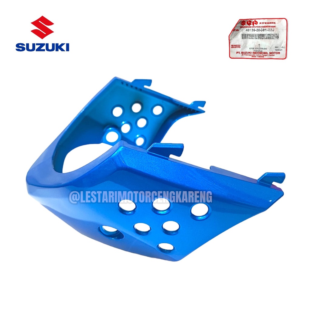 COVER COWLING SAYAP BAWAH SHOGUN SP FD 125 BIRU 48139-20G01-X2J SGP