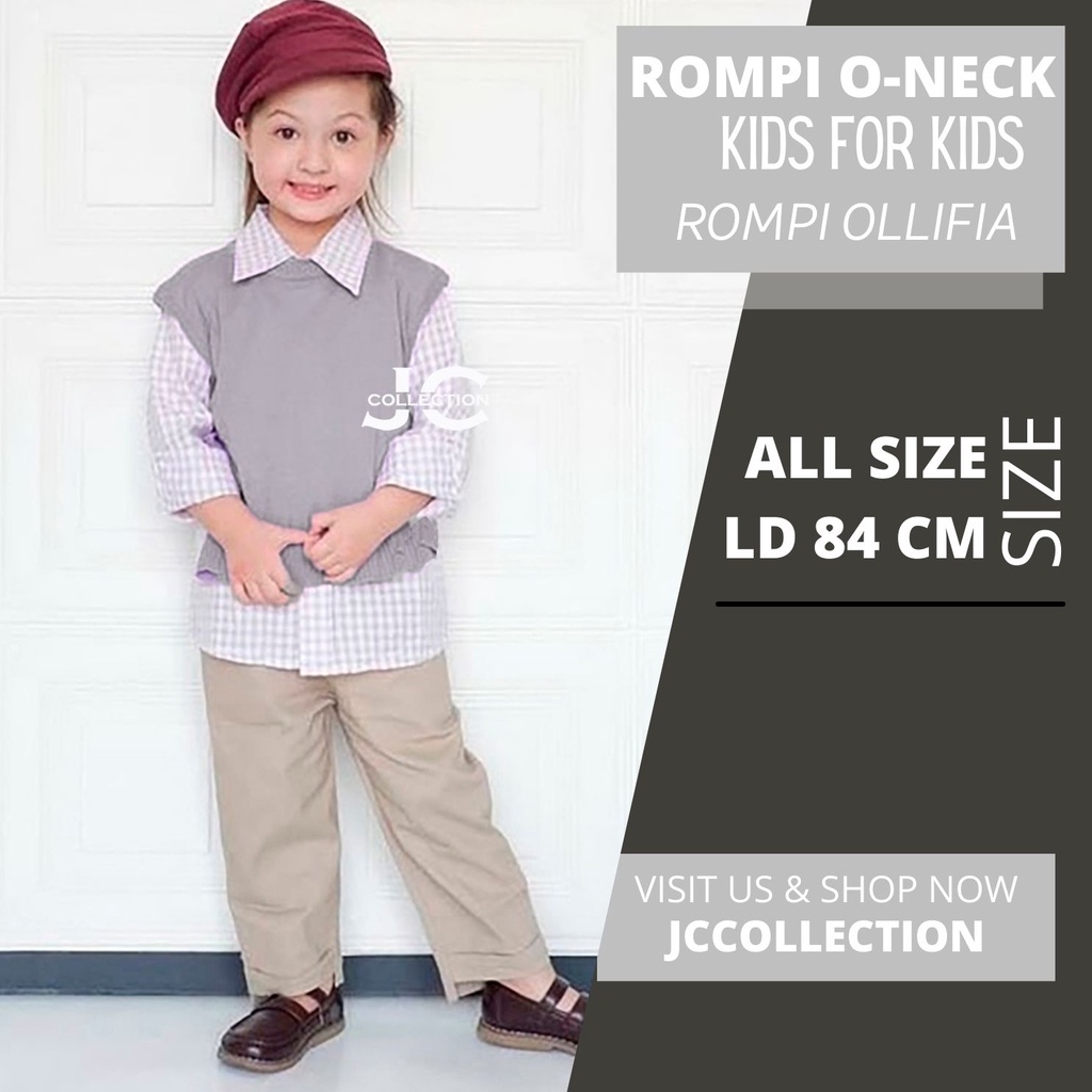 Rompi Vest Anak Korea Oneck  / Kids Vest Rajut Anak Odwinn - JCCollections