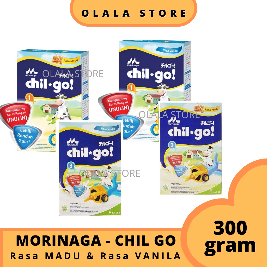 Susu Chil Go Powder Morinaga Susu Pertumbuhan Anak Chilgo bubuk 1+ 3+ 300 Gram