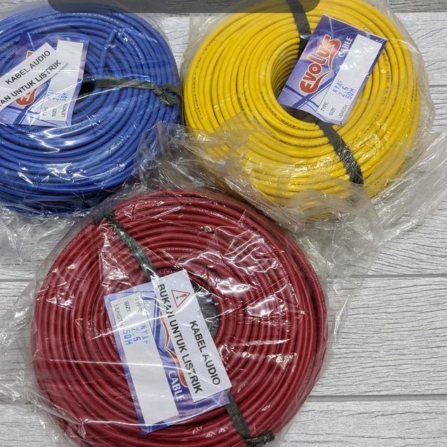 ✻ Kabel NYAF 2,5mm Serabut 50Meter Kabel Tunggal Serabut ➤