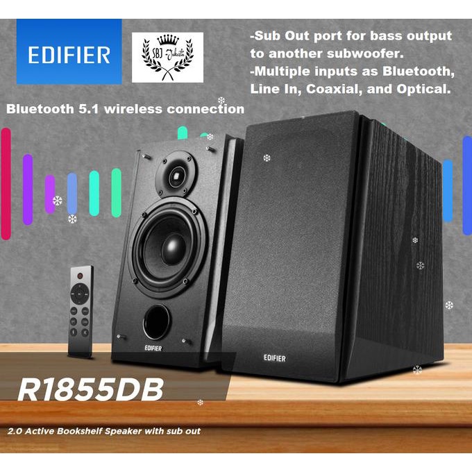 Sale Edifier R1855DB Bluetooth 5.1 Speaker with SUB OUT 70W RMS Speakers SPEAKER BLUETOOTH/SPEAKER J