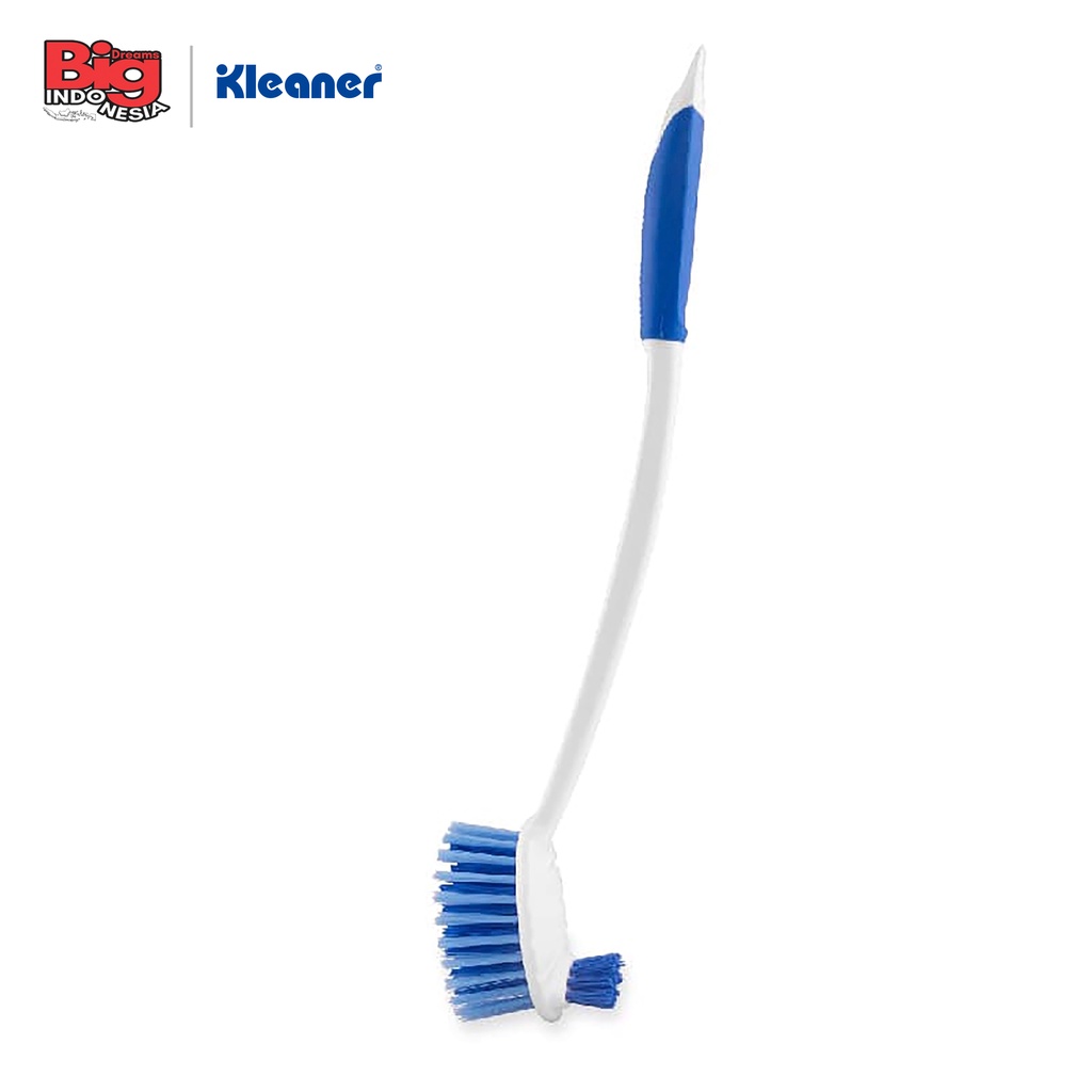 Sikat Kloset Gagang Panjang Karet Lembut Bathroom Brush 45 Cm Pembersih Kamar Mandi Serbaguna Kleaner K19011