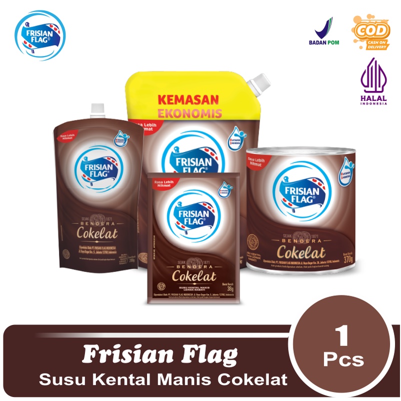 

Frisian Flag Susu Bendera Kental Manis Cokelat