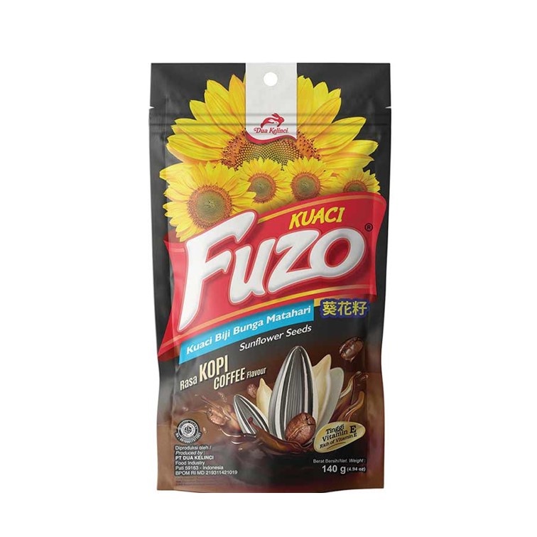 

Dua Kelinci Fuzo Kuaci Biji Bunga Matahari Coffee 140 g