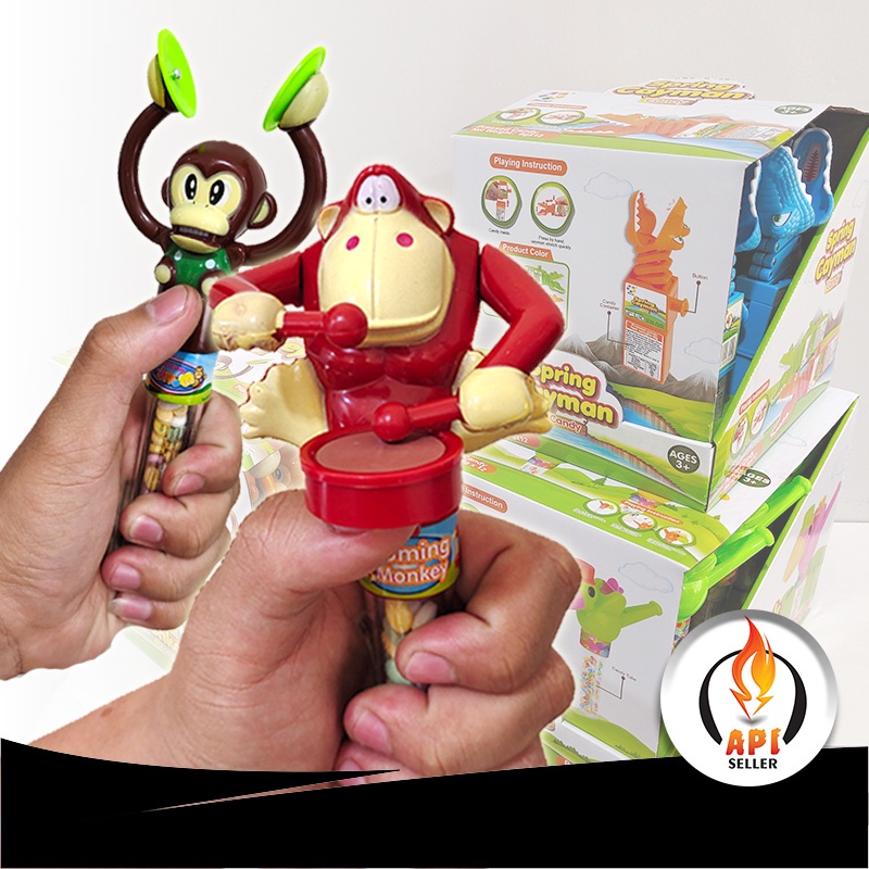 JUQI CANDY TOYS / MAINAN ANAK BERISI PERMEN JUNGLE EDITION