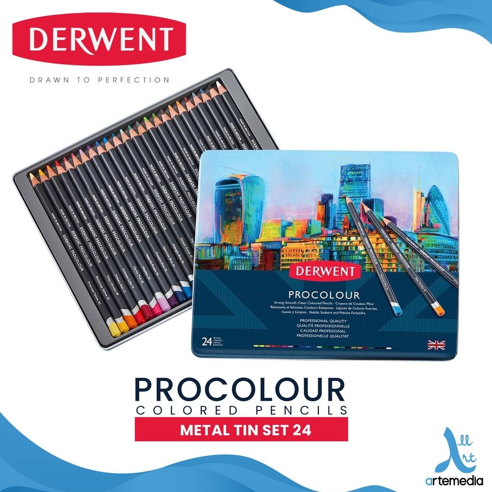 

Pensil Warna Derwent Procolour 24 Pencil Color Metal Tin Set