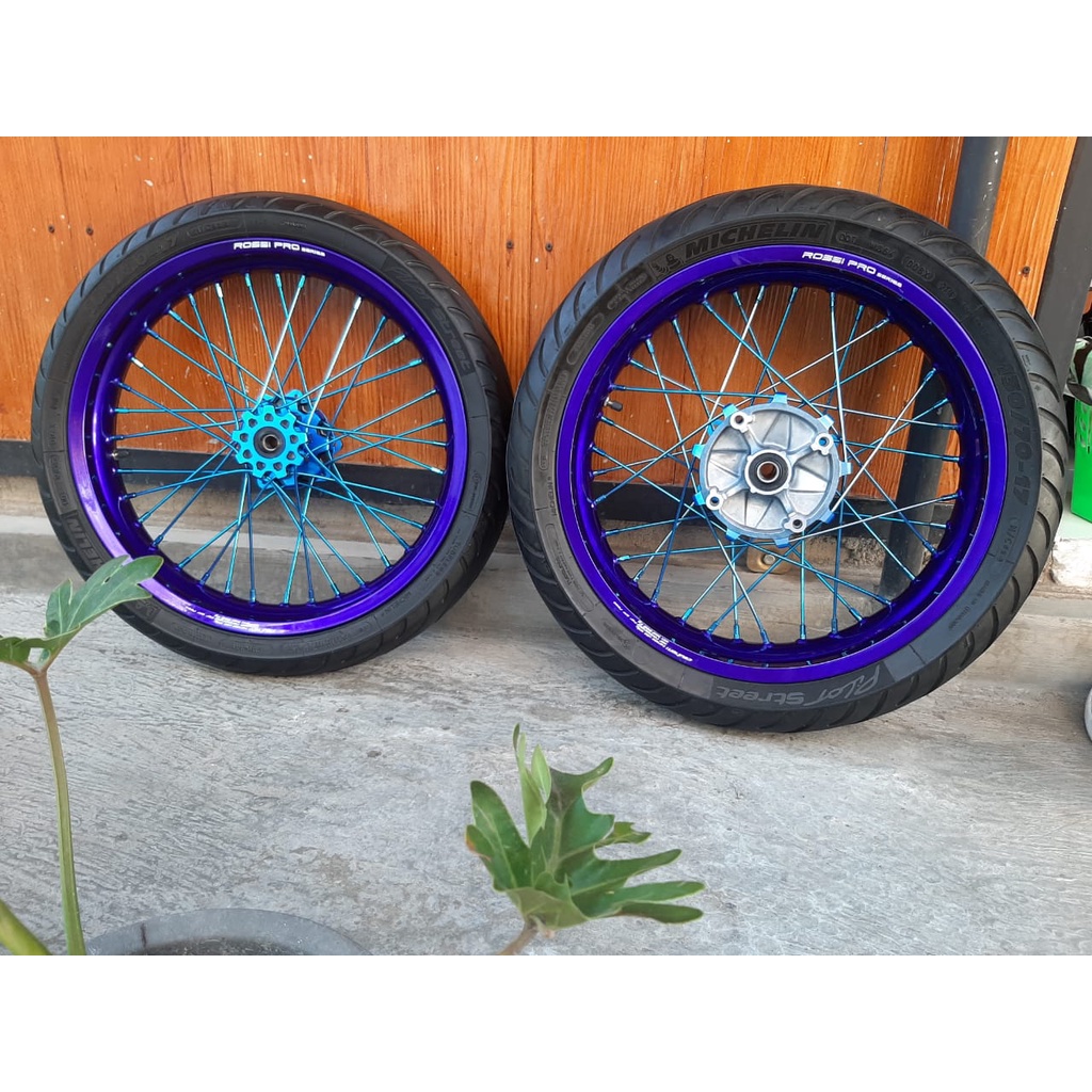 Ban Supermoto CRF 150 Murah Roda Set SUMO CRF 150 WHeelset CRF Supermoto PNP CRF 150 L
