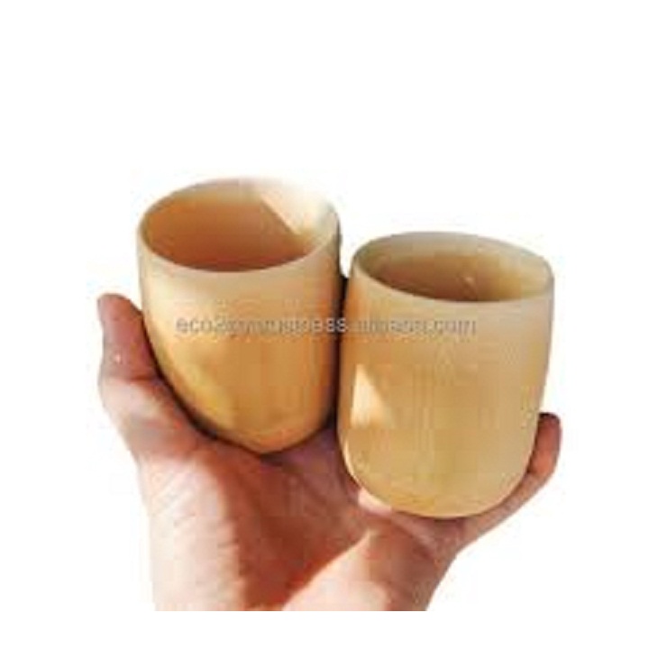 gelas bambu termurah natural / souvenir bambu natural