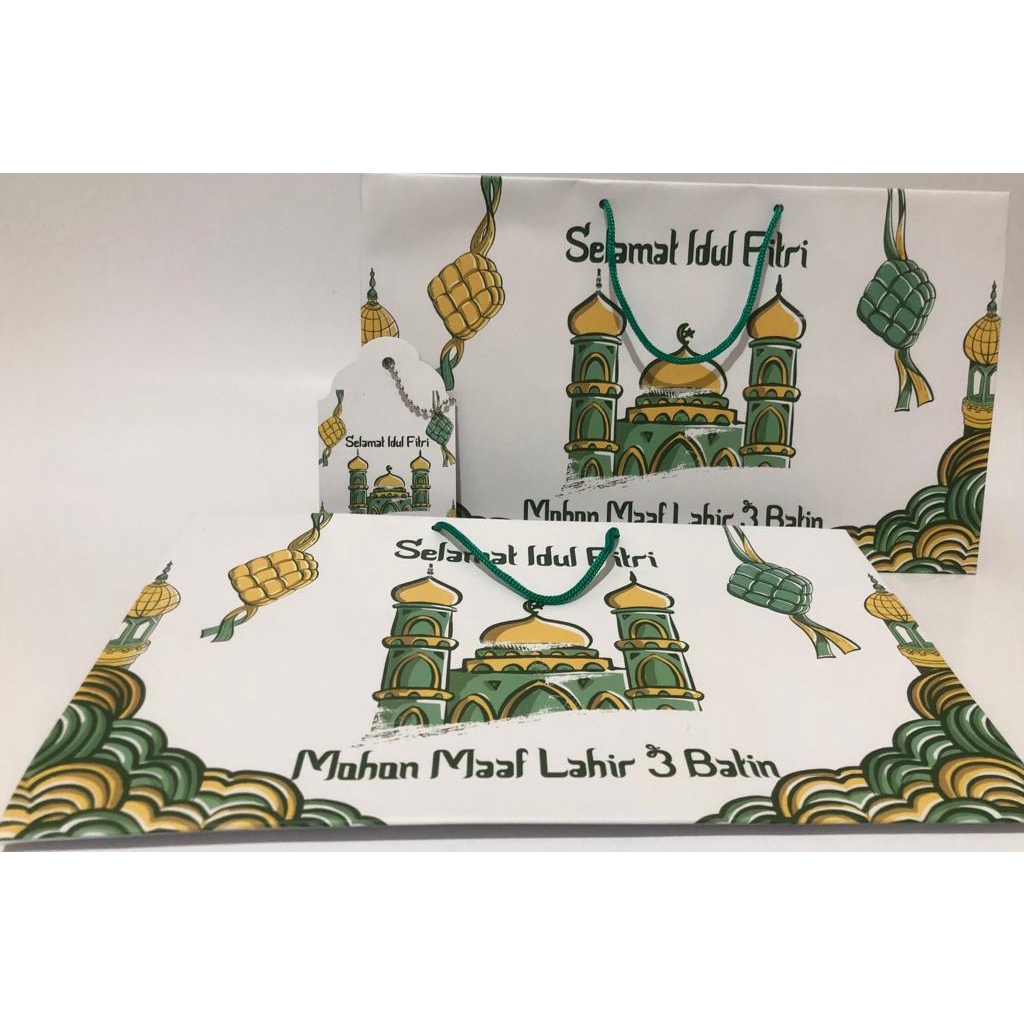 

(Ready Stock) Paper Bag Idul Fitri 2 30x16x18 cm