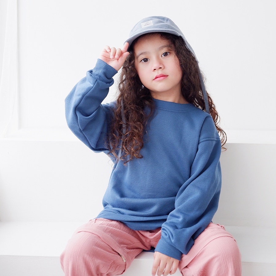 HOODIE GOODIE Kids Sweater Indigo Blue