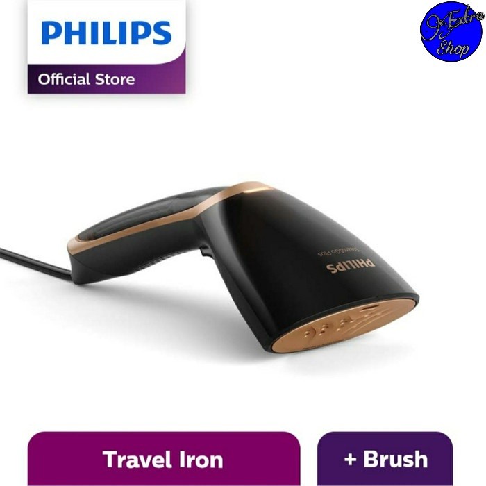 Philips GC362/80 Steam&Go Handheld Garment Steamer - Hitam, Coklat 70ml